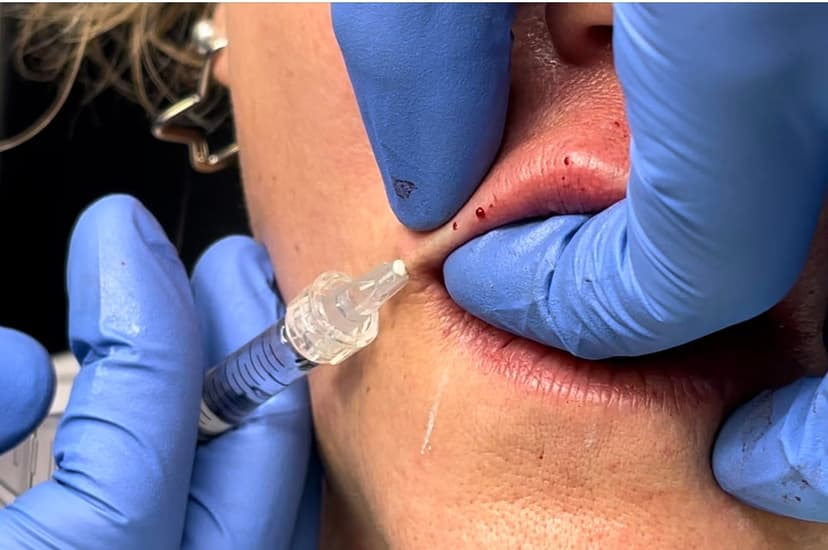 Tratamiento estético con ácido hialurónico en Abad Dental Logroño